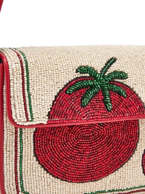 STAUD Tommy beaded-tomato shoulder bag - Neutrals - zdjęcie produktu nr 2