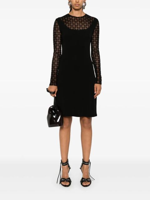 Givenchy 4G flocked midi dress - Black - zdjęcie produktu nr 2