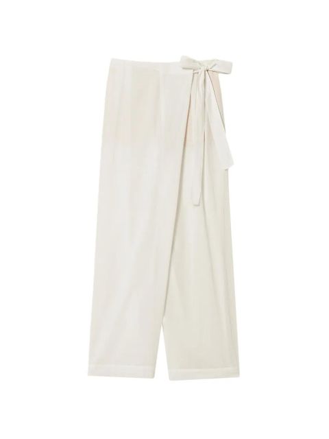 TWINSET muslin palazzo trousers - White - zdjęcie produktu nr 1