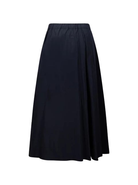 Weekend Max Mara flared cotton-blend taffeta skirt - Blue - zdjęcie produktu nr 2