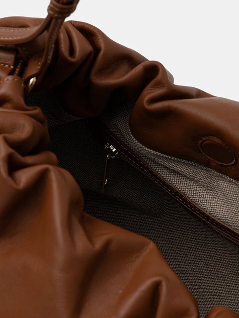 Marella torebka skórzana kolor brązowy 2523519057200