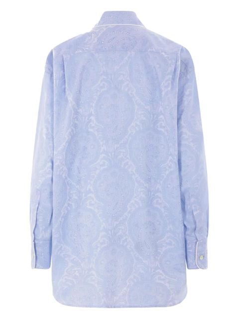 ETRO paisley-print pajama top - Blue