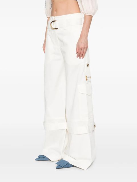 ZIMMERMANN Illuminate cargo pants - White - zdjęcie produktu nr 2