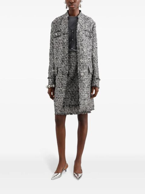 Dolce & Gabbana round neck knit top - Grey