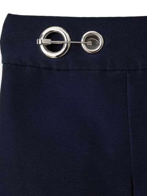 Marc Jacobs safety-pin pleated midi skirt - Blue