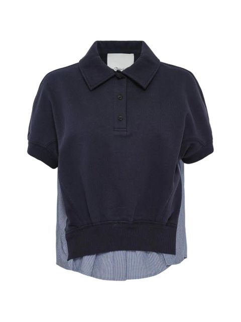 3.1 Phillip Lim short-sleeve polo top - Blue - zdjęcie produktu nr 1