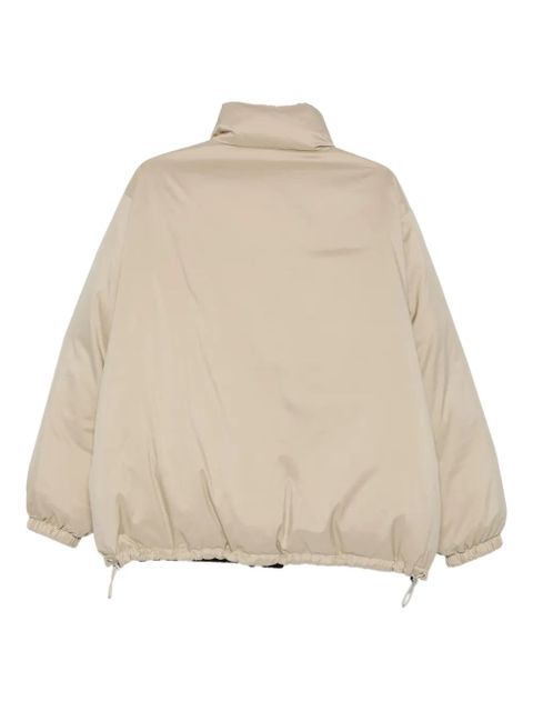 Miu Miu zip-up high-neck jacket - Blue