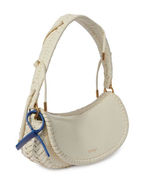 Off-White weaved leather shoulder bag - Neutrals