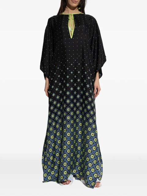 Casablanca silk maxi dress - Black - zdjęcie produktu nr 2