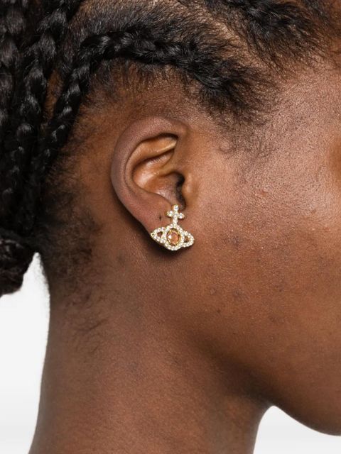 Vivienne Westwood Olympia orb-crystal earrings - Gold - zdjęcie produktu nr 2