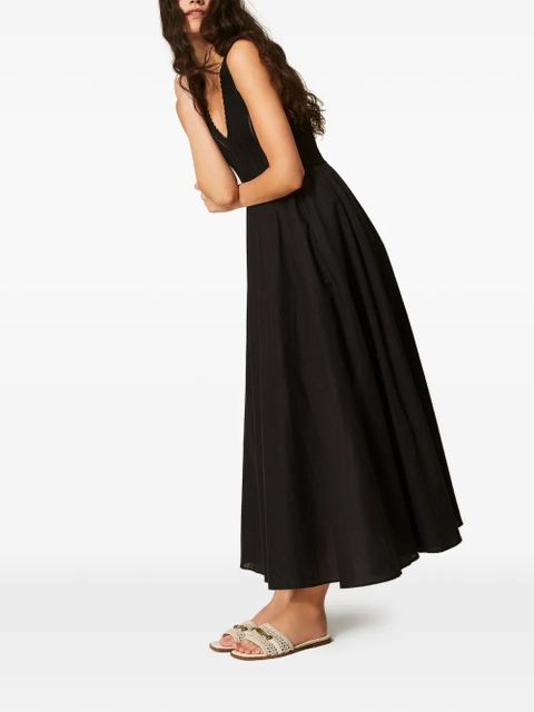 TWINSET V-neck maxi dress - Black