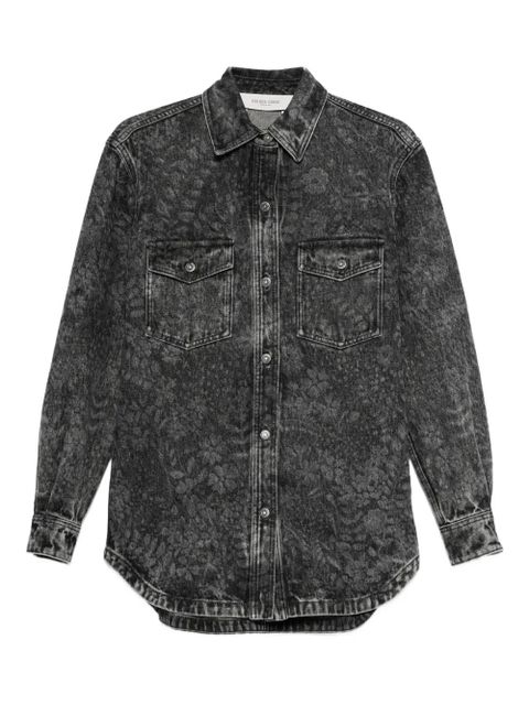 Golden Goose brushed-effect shirt - Grey - zdjęcie produktu nr 1