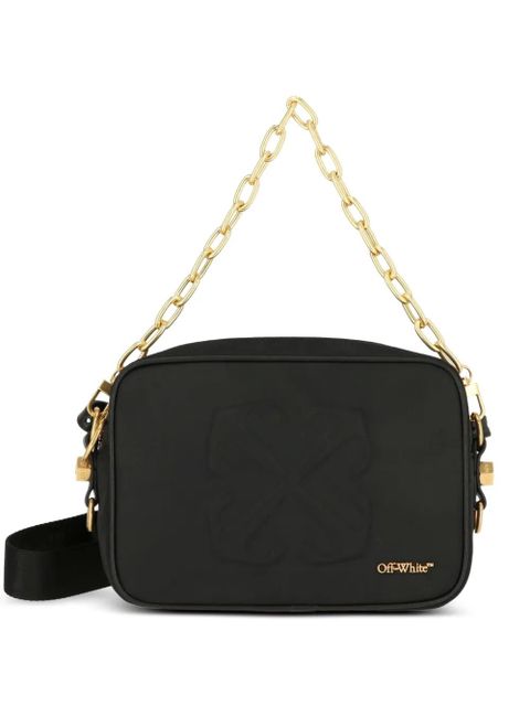 Off-White Arrows-motif chain-link clutch bag - Black - zdjęcie produktu nr 1