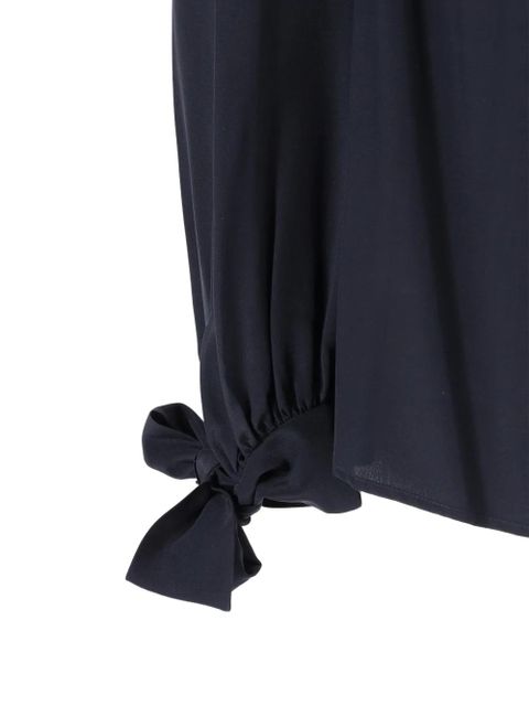 Max Mara Edotto tie-detail top - Blue - zdjęcie produktu nr 2