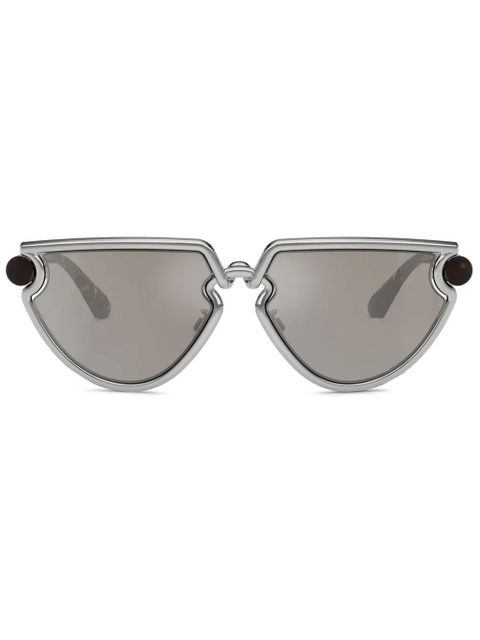 Burberry Eyewear logo-engraved sunglasses - Silver