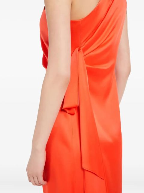 Max Mara one-shoulder midi dress - Orange