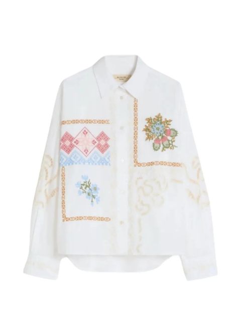 Weekend Max Mara embroidered shirt - White - zdjęcie produktu nr 1