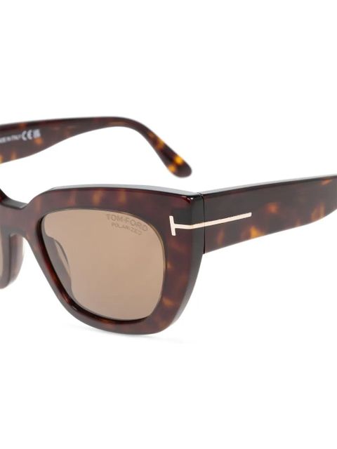 TOM FORD Eyewear Athena sunglasses - Brown - zdjęcie produktu nr 2
