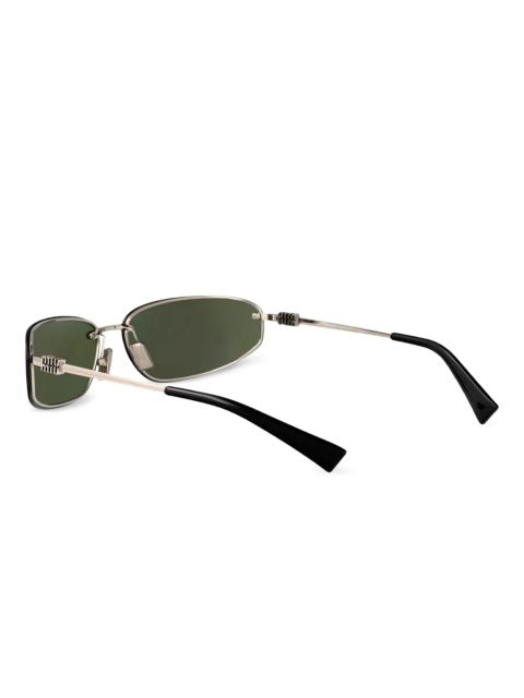 Miu Miu Eyewear cat-eye tinted sunglasses - Silver