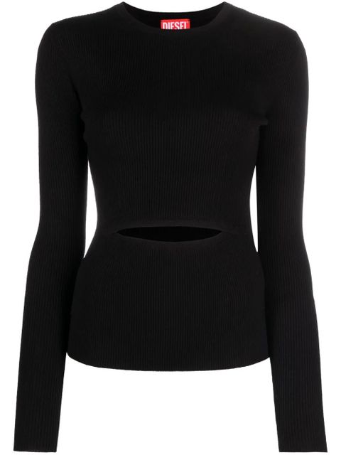 Diesel M-Peris cut-out knitted top - Black - zdjęcie produktu nr 1