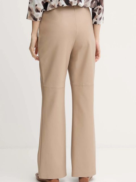 Joseph Ribkoff spodnie damskie kolor beżowy proste high waist 254044