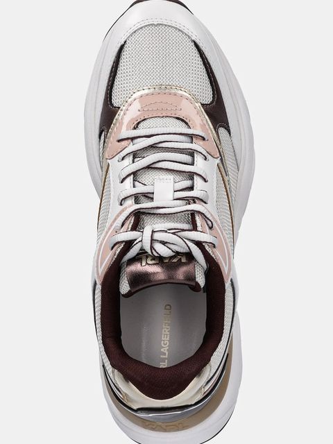 Karl Lagerfeld sneakersy KOMET WEDGE kolor biały KL65724