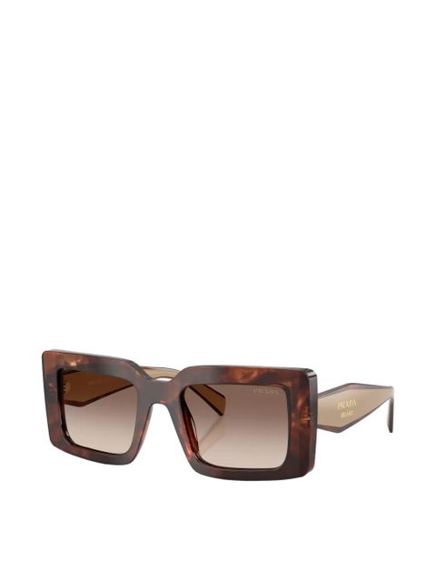 Prada Eyewear square-frame sunglasses - Brown - zdjęcie produktu nr 2