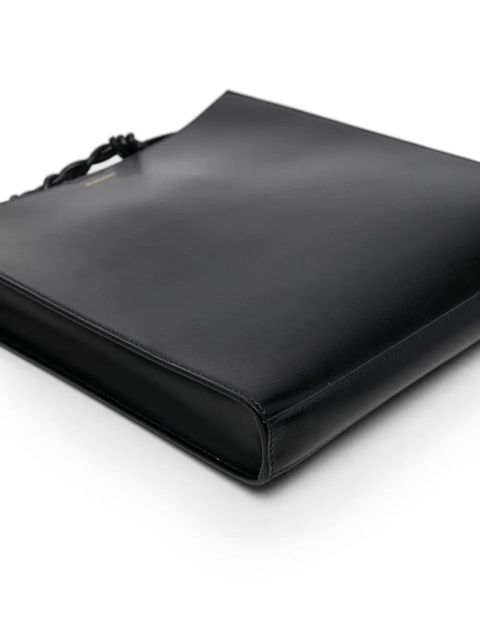 Jil Sander logo-print leather shoulder bag - Black - zdjęcie produktu nr 2