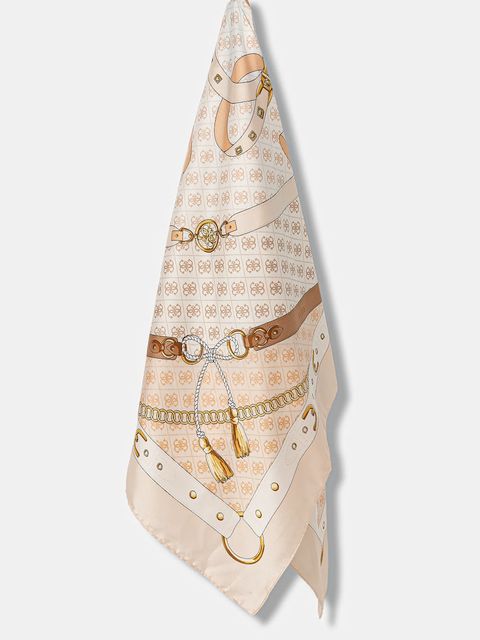 Guess chusta KEFIAH damska kolor beżowy wzorzysta AW5343 POL03 - zdjęcie produktu nr 1