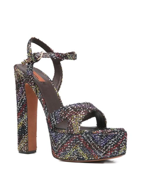 Missoni Angela platform heel sandals - Black - zdjęcie produktu nr 2