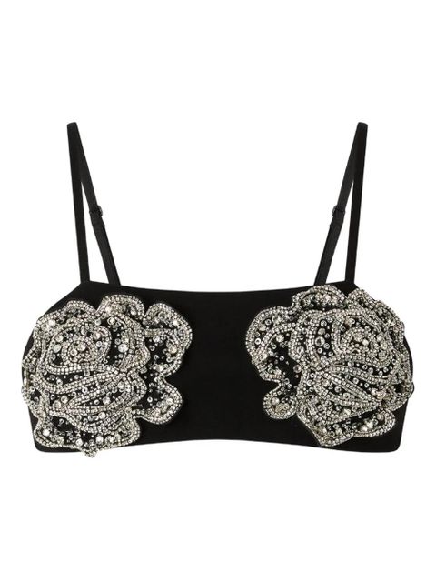 PINKO crystal-embellished sleeveless blouse - Black - zdjęcie produktu nr 1