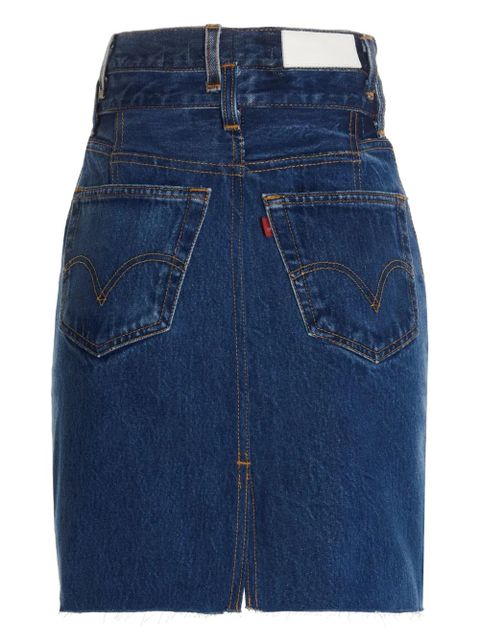 RE/DONE high-waisted denim skirt - Blue - zdjęcie produktu nr 2