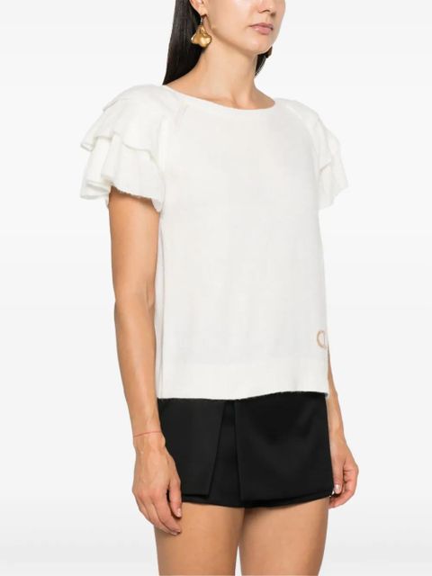 TWINSET knitted T-shirt - Neutrals