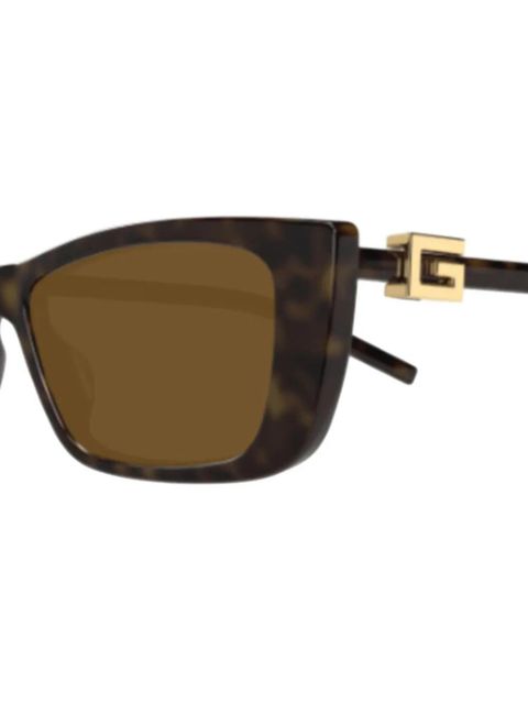 Gucci Eyewear rectangle-frame sunglasses - Brown