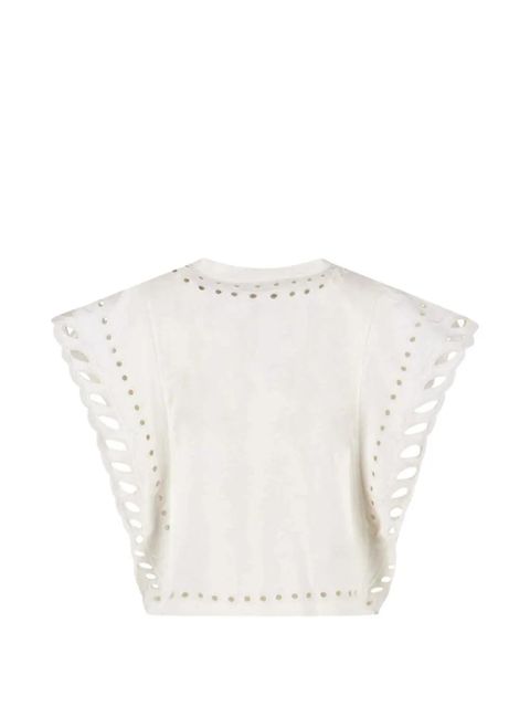 MARANT ÉTOILE Odyle crew-neck top - White - zdjęcie produktu nr 2