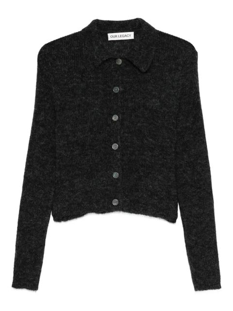 OUR LEGACY Mazzy button cardigan - Grey - zdjęcie produktu nr 1