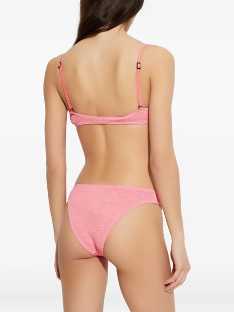Bond-eye textured bikini - Pink
