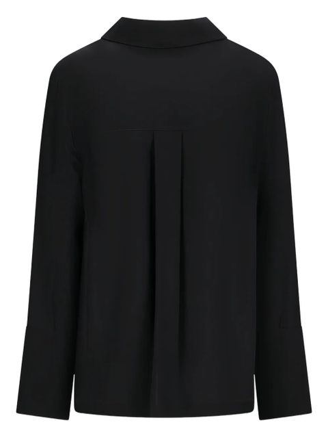 Max Mara Dover V-neck polo top - Black - zdjęcie produktu nr 2