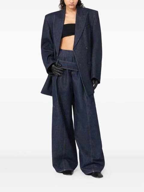 Sportmax double-breasted blazer - Blue - zdjęcie produktu nr 2