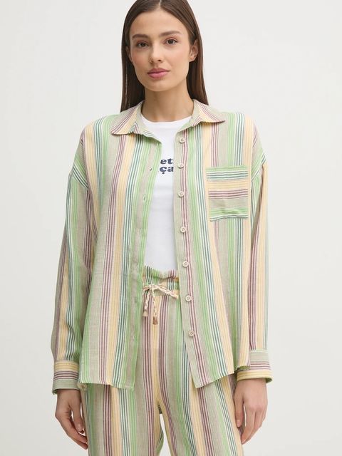 La Petite Française koszula z domieszką lnu CHARLENE - zdjęcie produktu nr 1