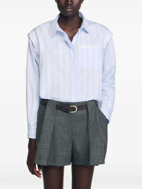 SANDRO striped shirt - Blue