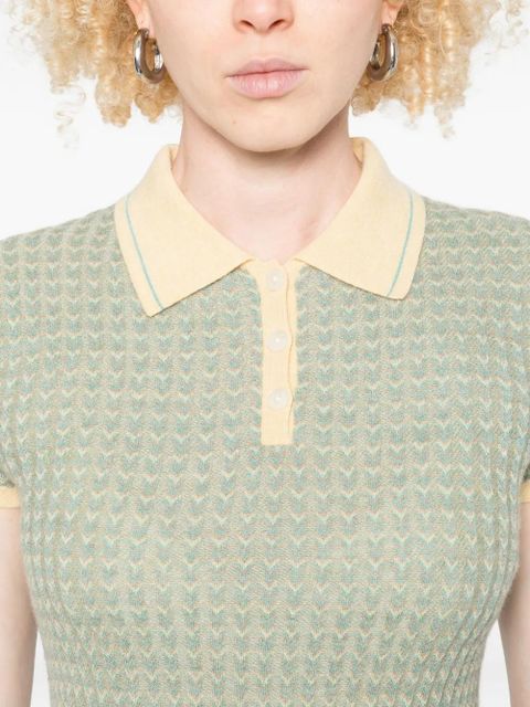 Guest In Residence cashmere polo shirt - Green