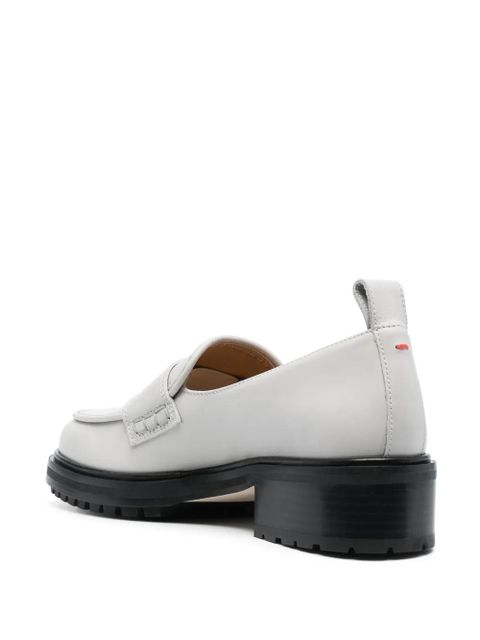 Aeyde Ruth 40mm round-toe loafers - Grey