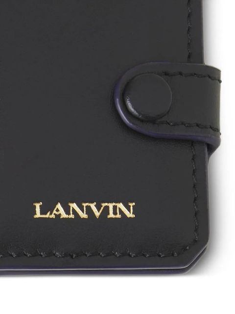 Lanvin leather keyring cardholder - Black