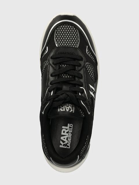 Karl Lagerfeld sneakersy skórzane SERGER kolor czarny KL63620 - zdjęcie produktu nr 2