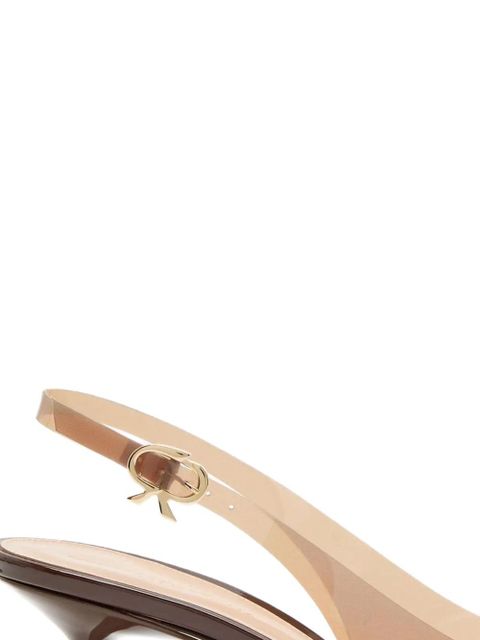 Gianvito Rossi Diana pointed slingback pumps - White