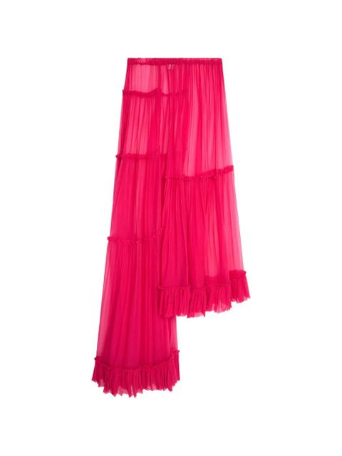 DRIES VAN NOTEN ruffled skirt - Pink - zdjęcie produktu nr 1