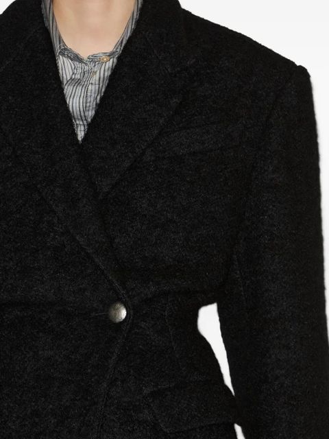 ISABEL MARANT Gallie double-breasted coat - Black