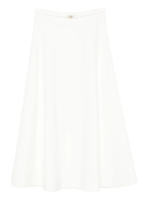 Maje logo-plaque A-line skirt - White - zdjęcie produktu nr 1