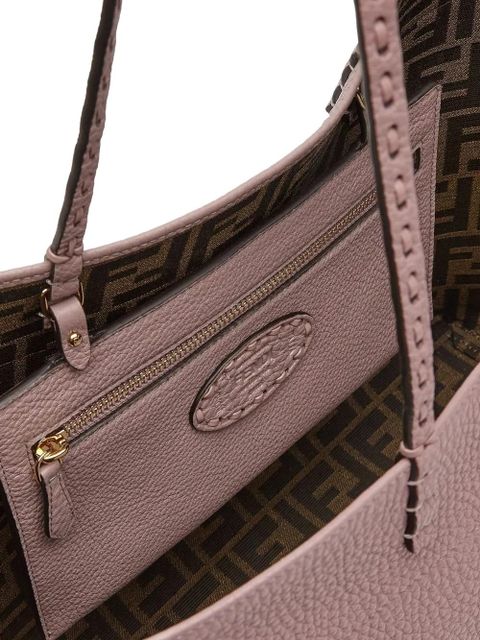 FENDI medium Roll leather tote bag - Pink